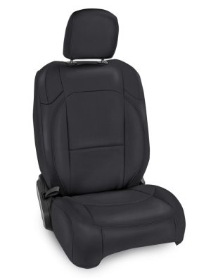 Jeep Gladiator JT Mojave Edition Front Seat Covers - PRP Seats - Molle Back - All Black - `20-`27